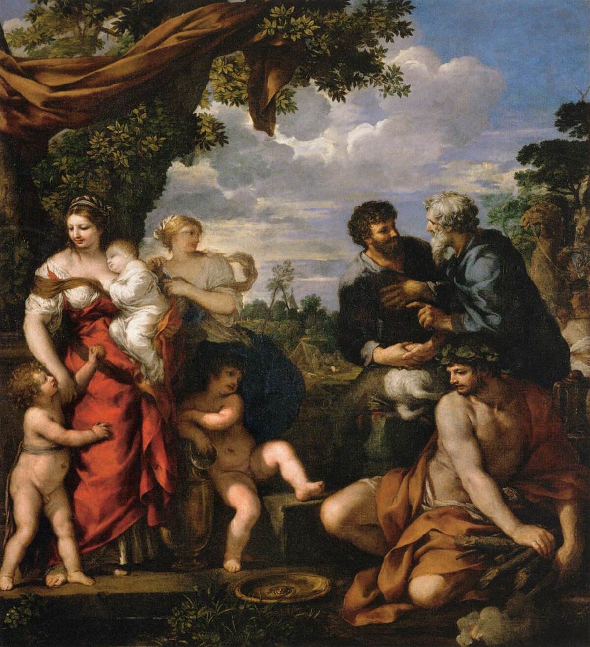 The Alliance of Jacob and Laban by Pietro da Cortona