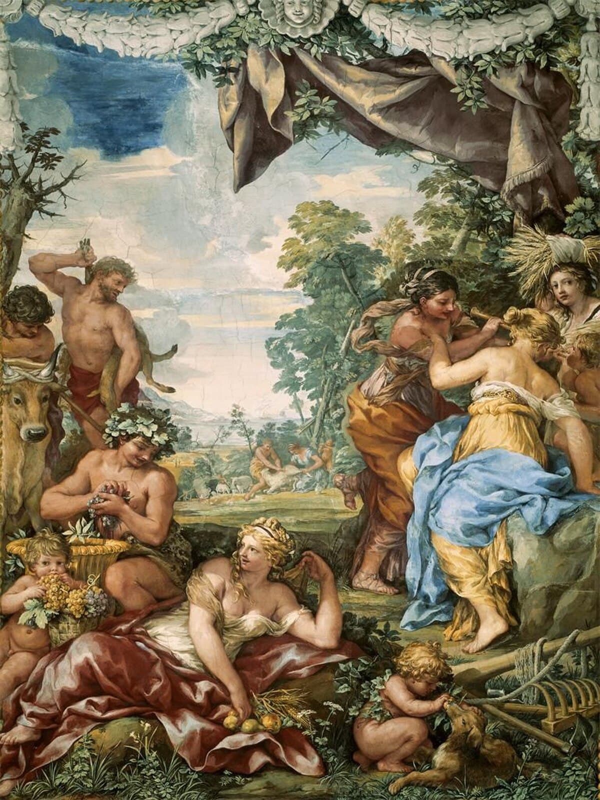 The Golden Age by Pietro da Cortona at Palazzo Pitti