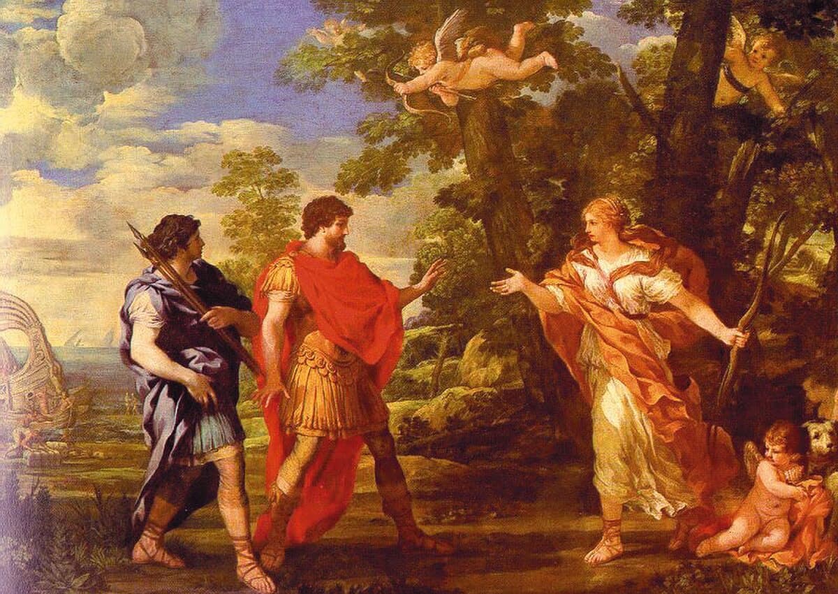 Venus Appearing to Aeneas as a Huntress by Pietro da Cortona