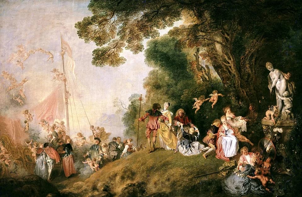 Pilgrimage to Cythera by Jean-Antoine Watteau