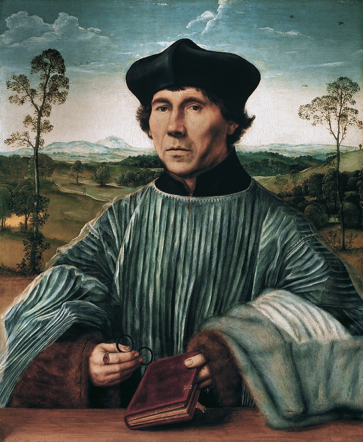 Der Kanonikus Stephan Gardiner by Quentin Matsys