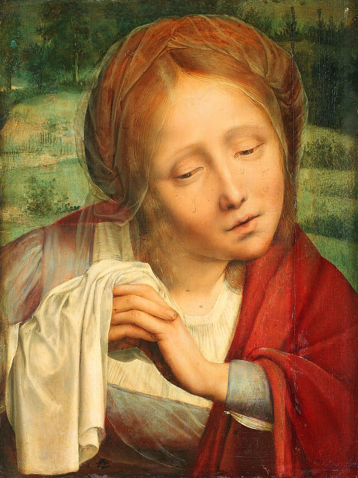 Penitent Magdalene by Quentin Matsys at Gemäldegalerie, Berlin