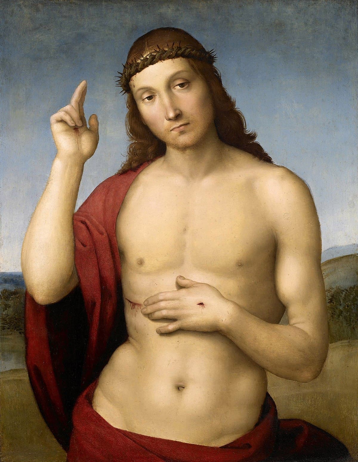 Christ Blessing by Raphael