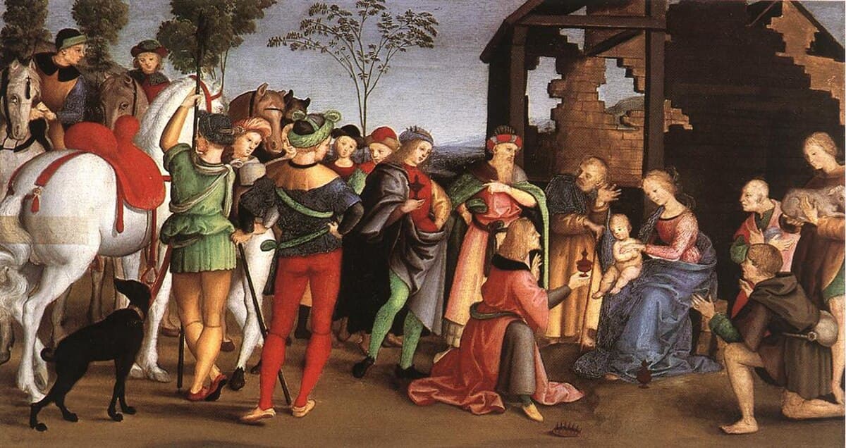 The Adoration of the Magi by Raphael