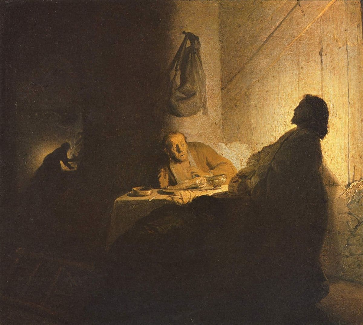 Christ at Emmaus by Rembrandt van Rijn