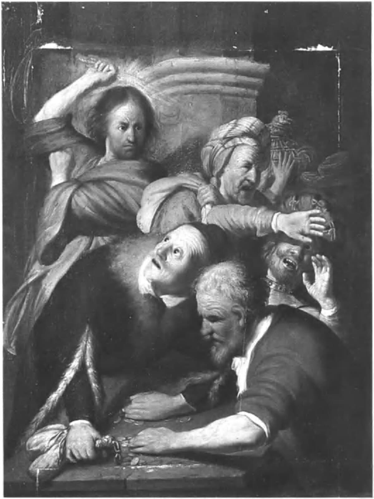 Christ Driving the Moneychangers from the Temple by Rembrandt van Rijn