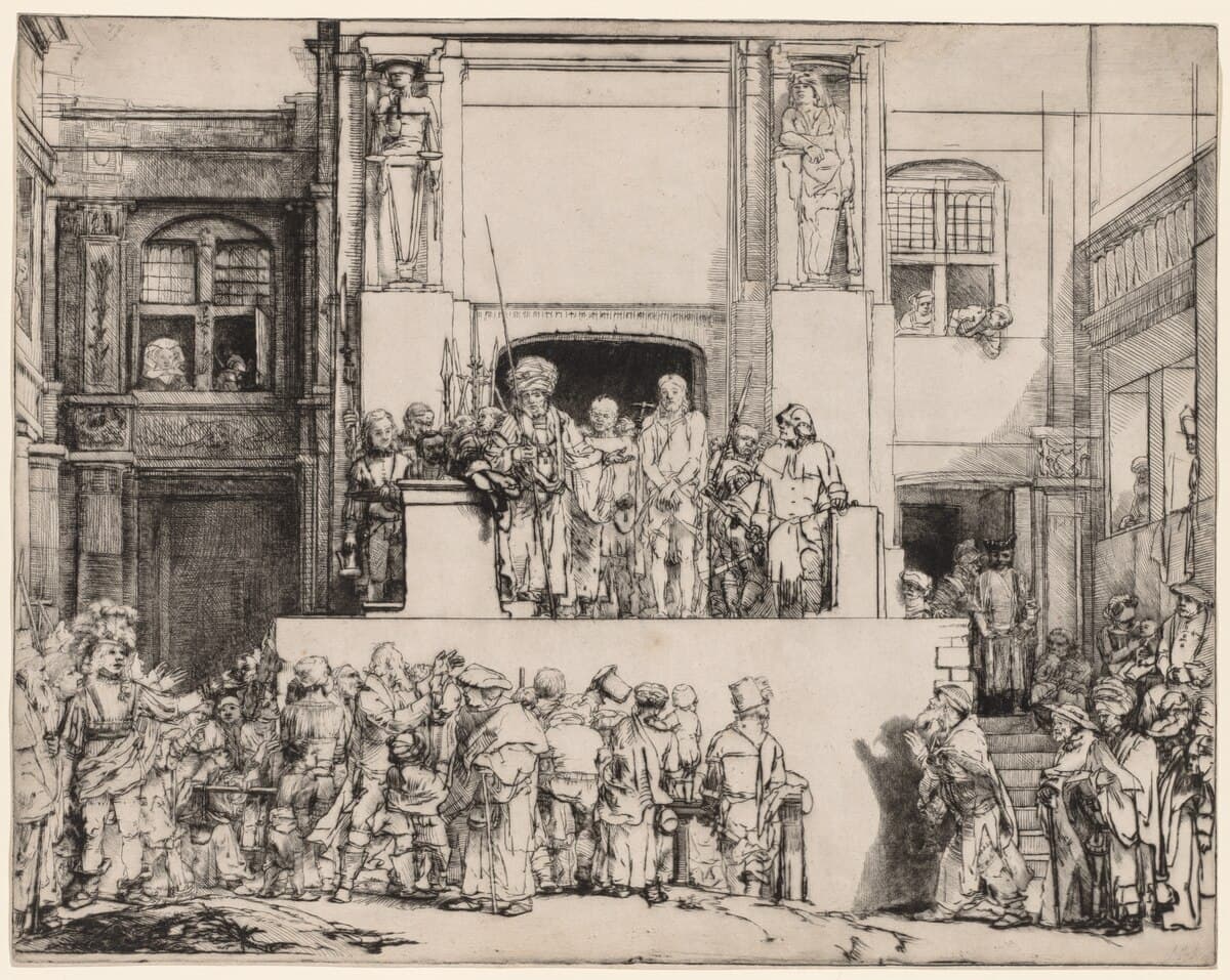 Christ Presented to the People by Rembrandt van Rijn