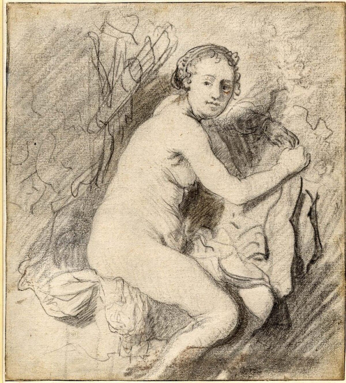 Diana at the bath by Rembrandt van Rijn