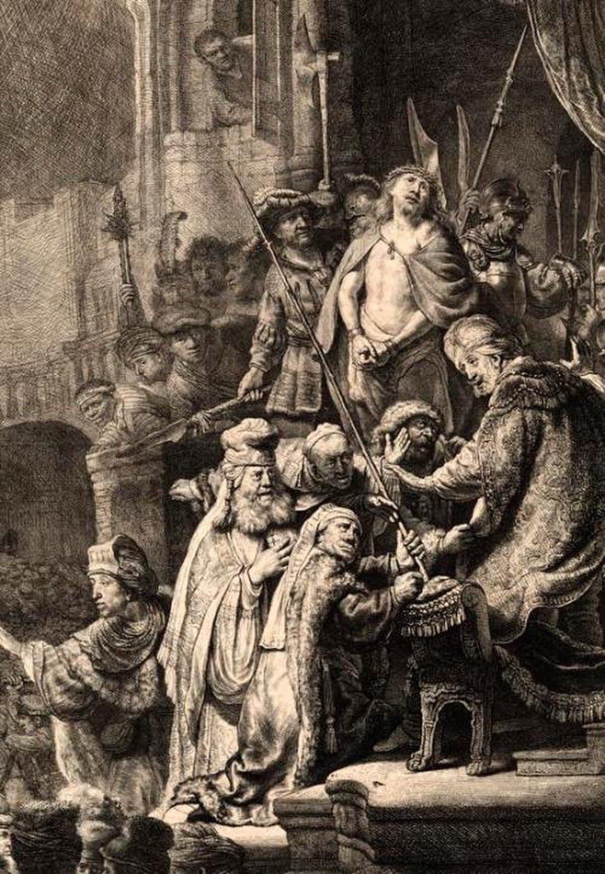 Ecce Homo by Rembrandt van Rijn