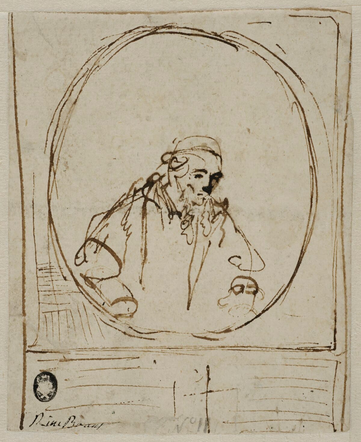 Jan Cornelis Sylvius by Rembrandt van Rijn