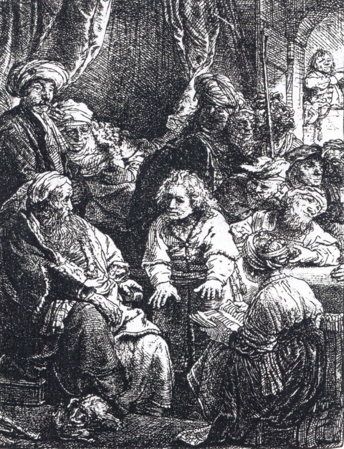 Joseph Recounting His Dreams by Rembrandt van Rijn