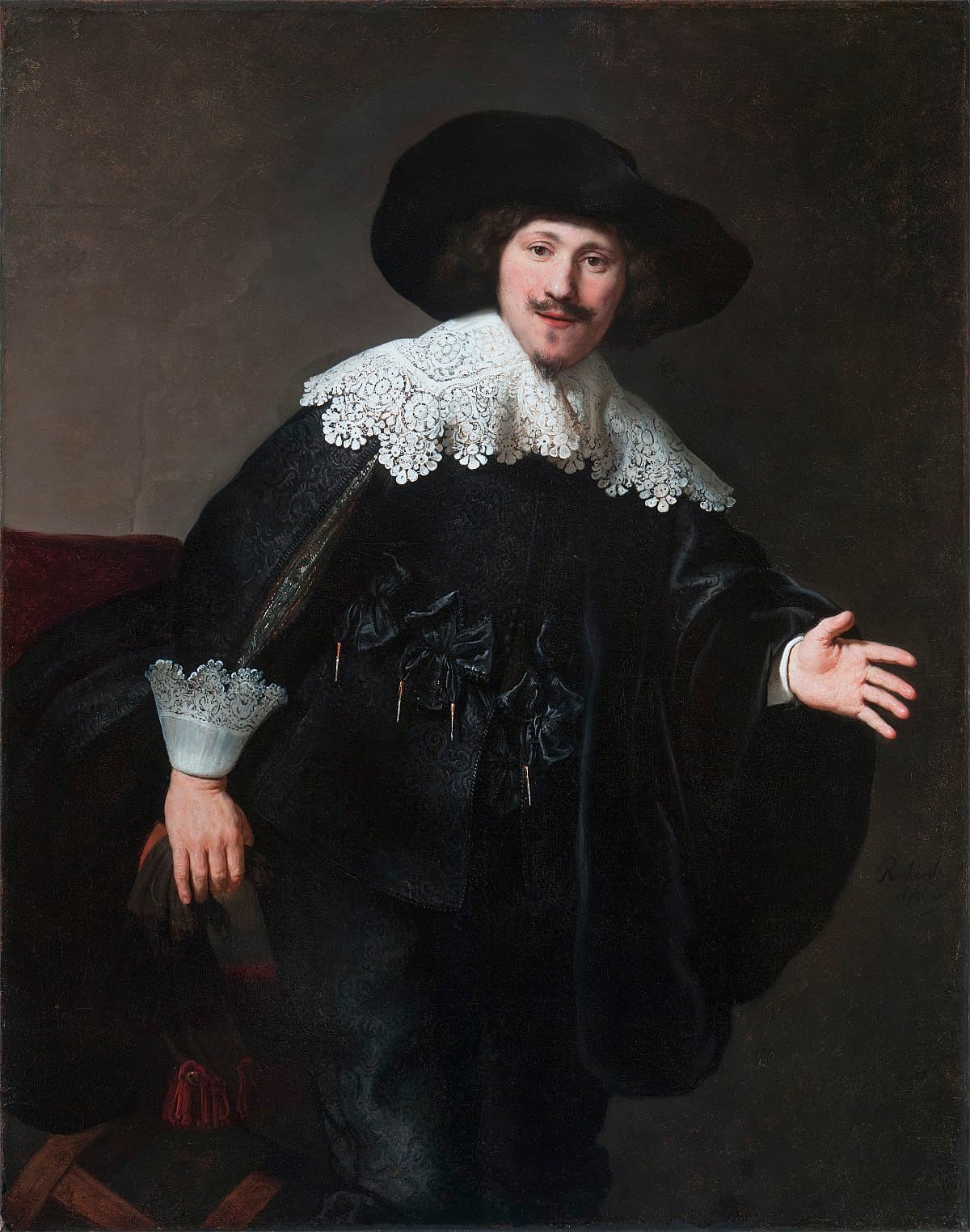Man Standing Up by Rembrandt van Rijn