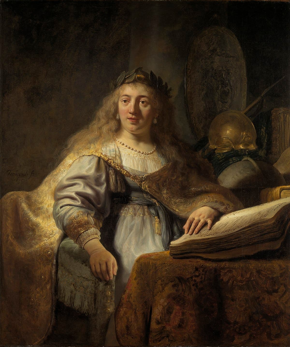 Minerva by Rembrandt van Rijn