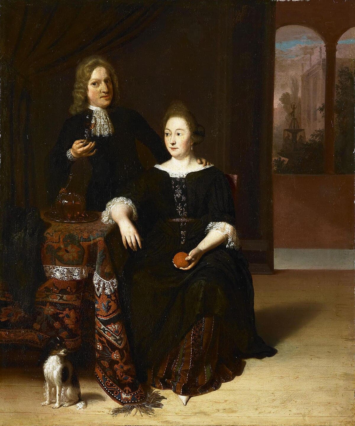 Portrait of a Couple in an Interior by Rembrandt van Rijn