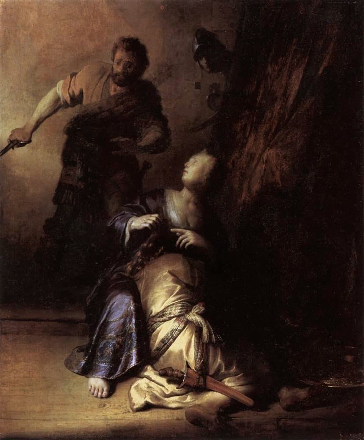 Samson And Delilah by Rembrandt van Rijn