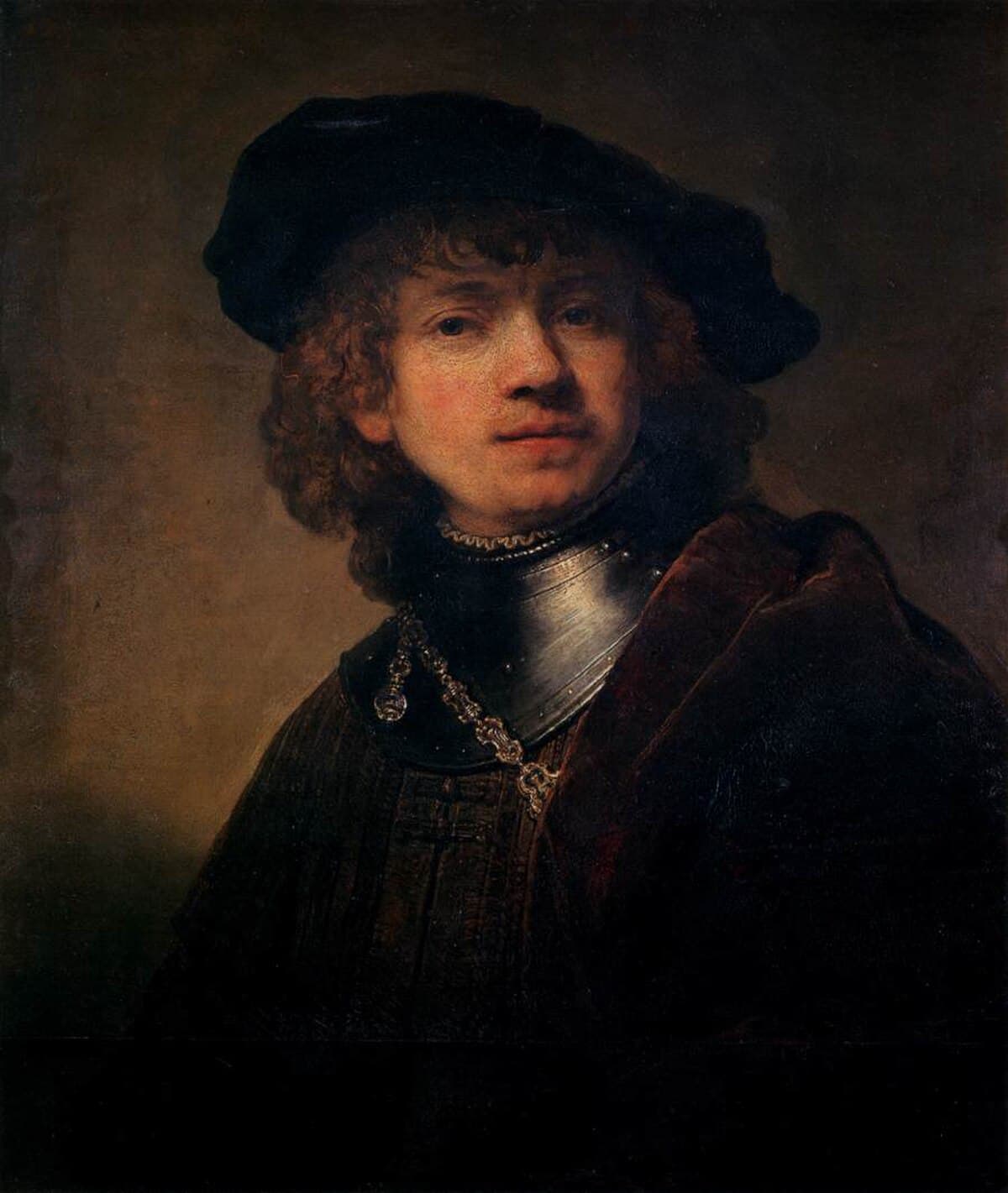 Self-portrait as a Young Man by Rembrandt van Rijn