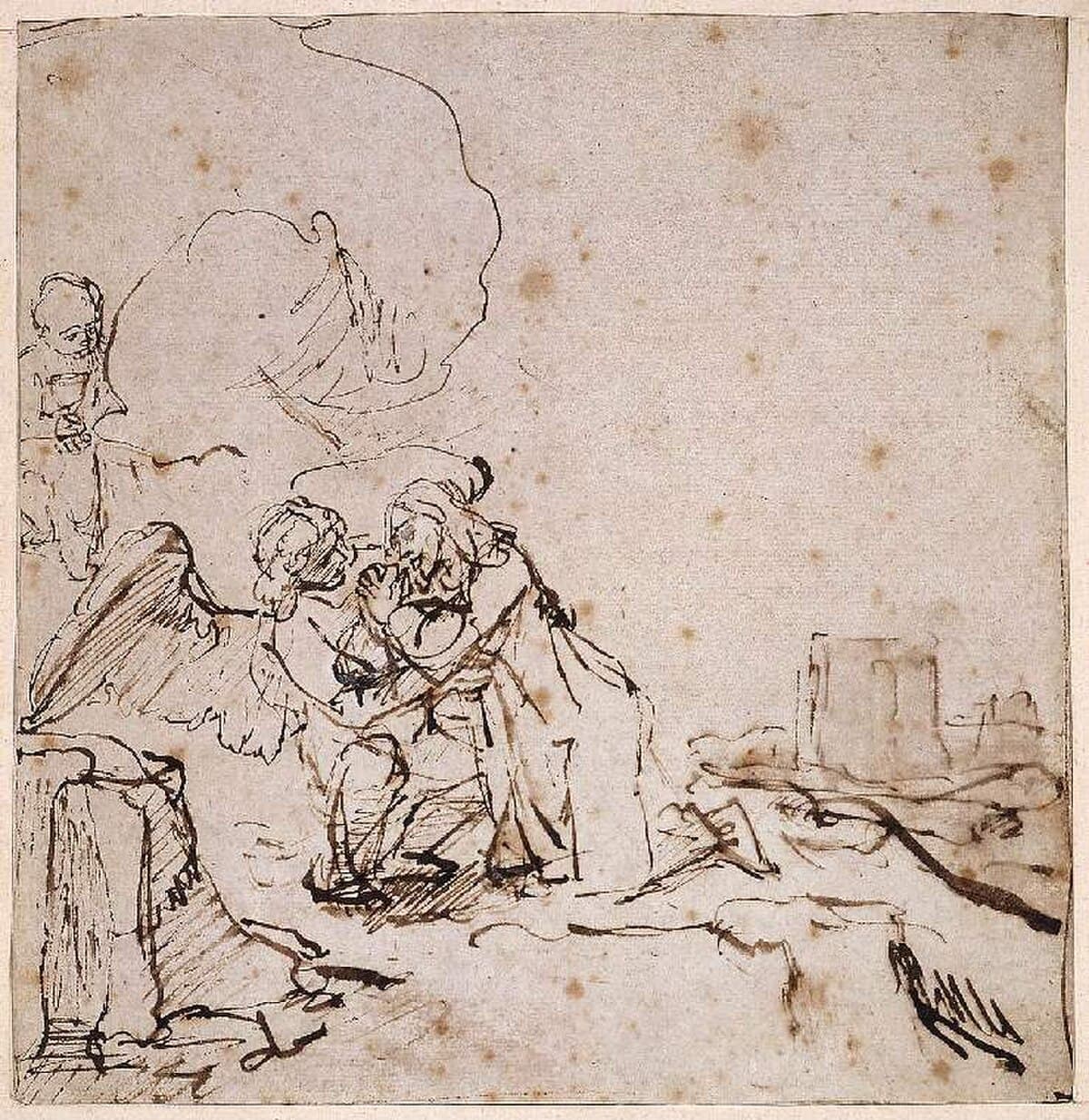 The Agony in the Garden by Rembrandt van Rijn