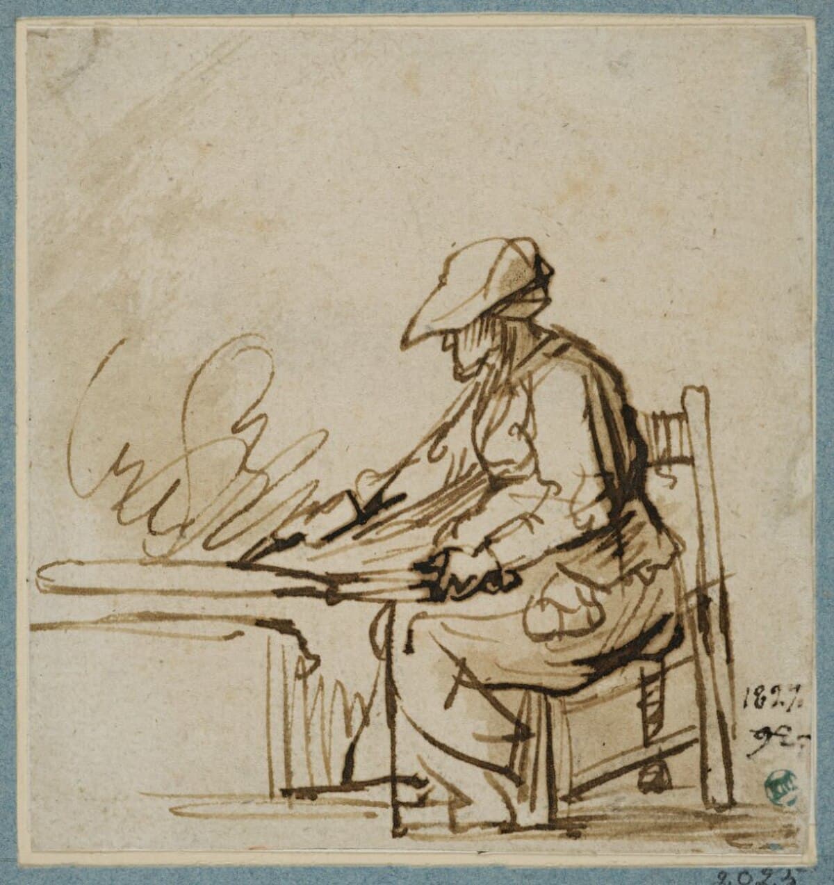 The pancake woman by Rembrandt van Rijn