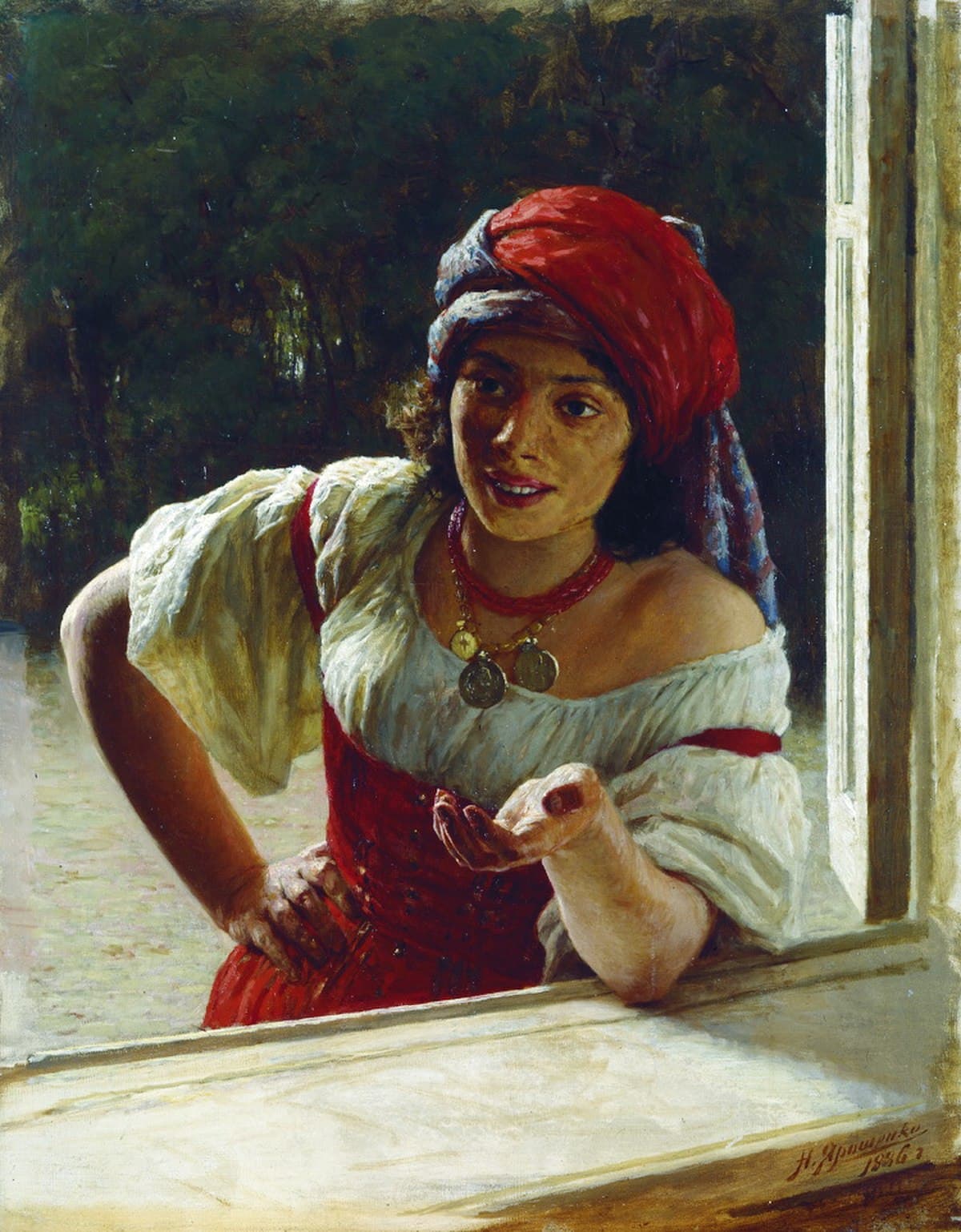 The Spanish Gypsy by Rembrandt van Rijn