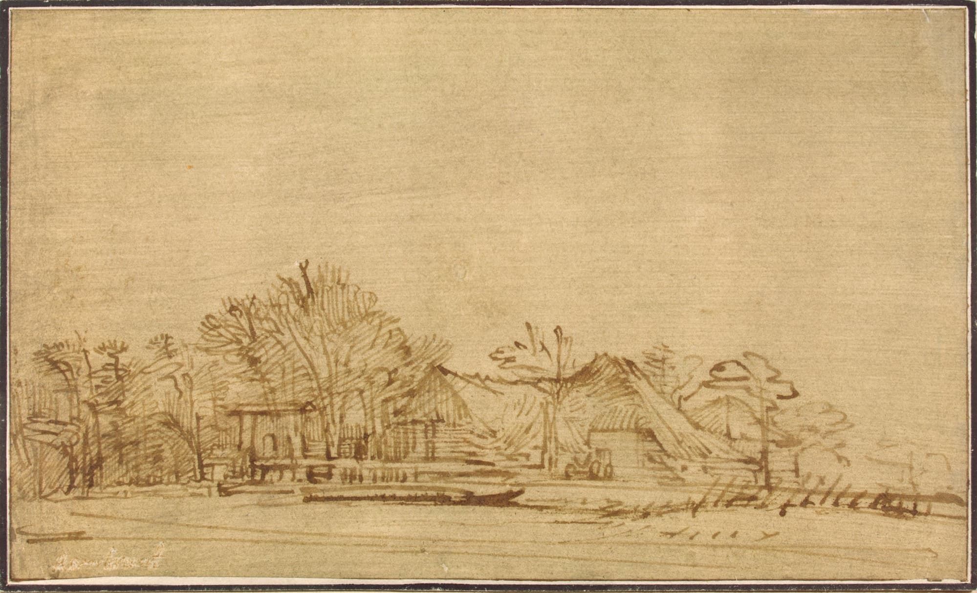 Winter Landscape by Rembrandt van Rijn
