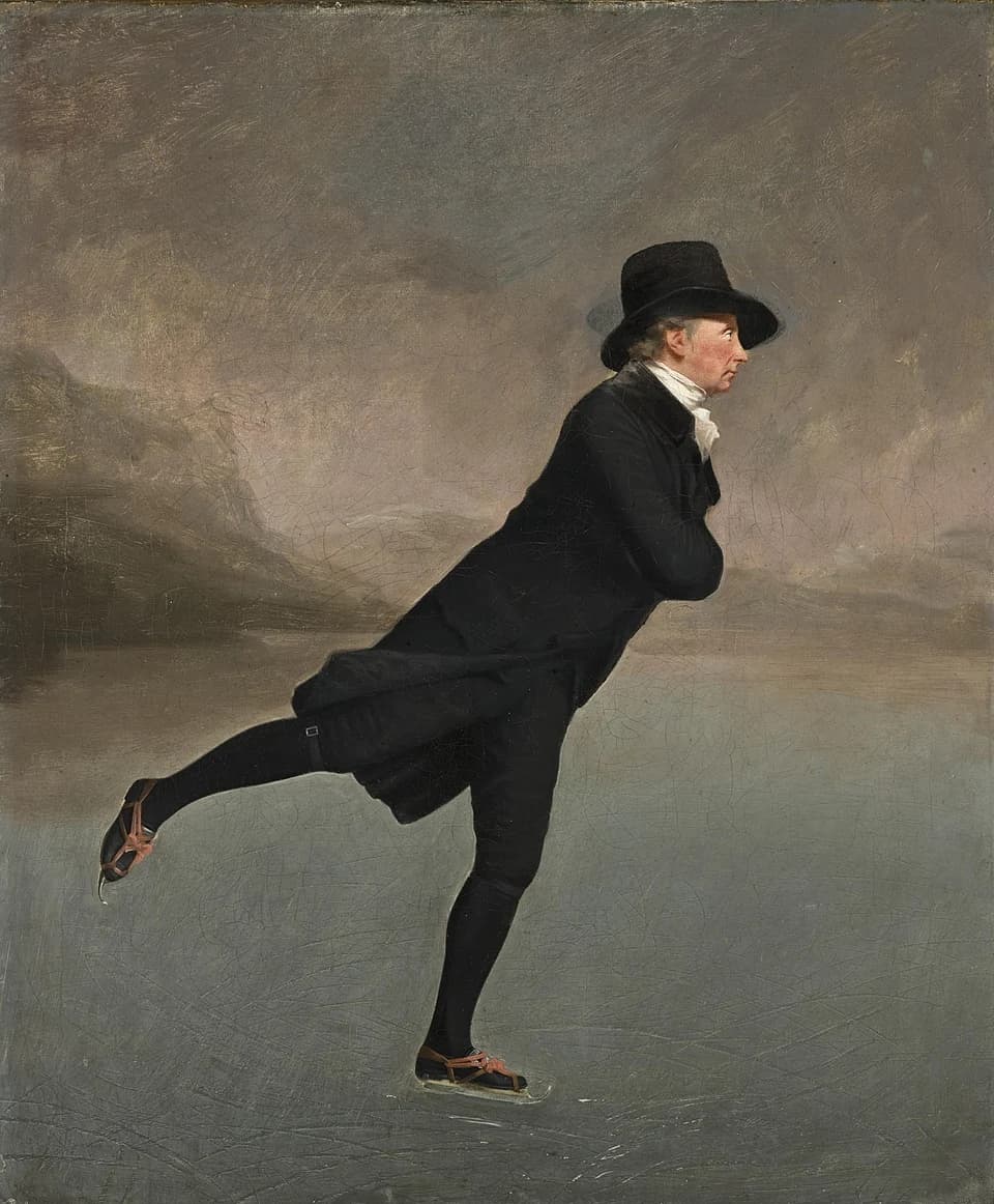 The Reverend Robert Walker Skating on Duddingston Loch by Henry Raeburn