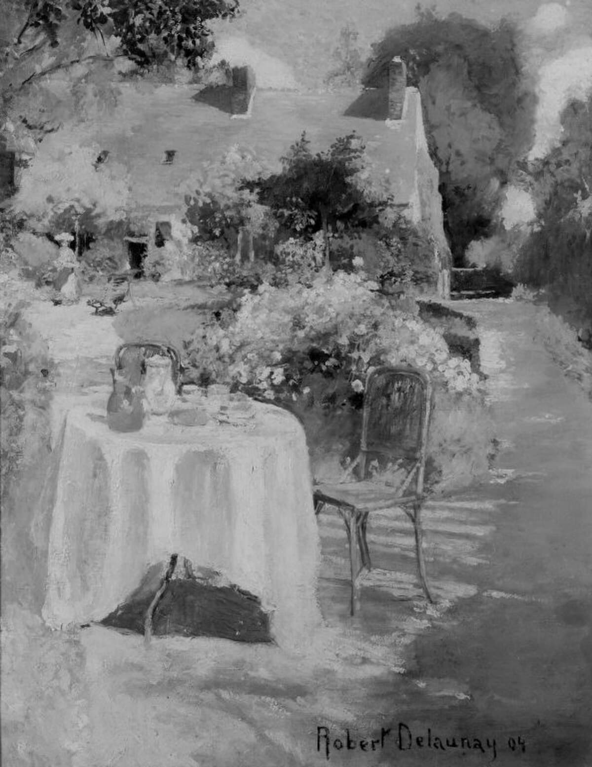 In the Garden by Robert Delaunay