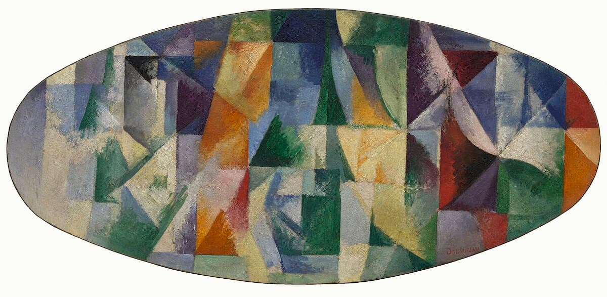 Windows Open Simultaneously 1st Part, 3rd Motif by Robert Delaunay
