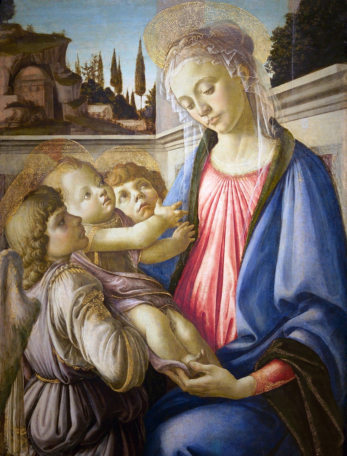 Madonna and Child with an Angel