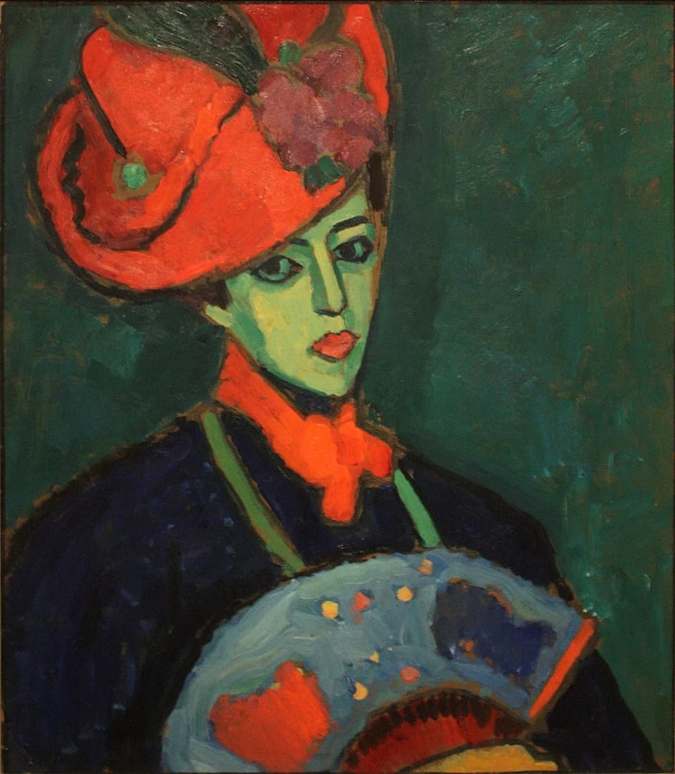 Schokko with Wide-Brimmed Hat by Alexej von Jawlensky