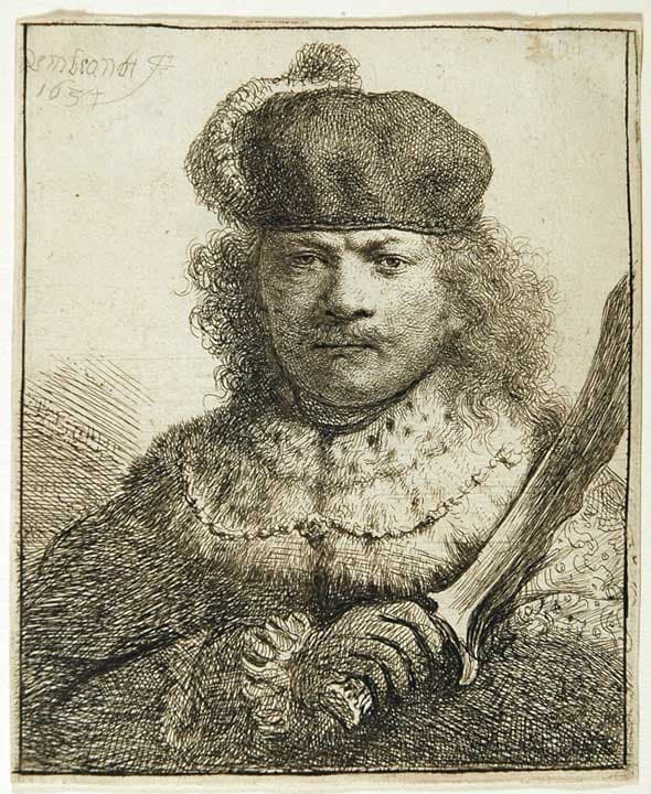 Self-Portrait (Rembrandt, 1660) by Rembrandt van Rijn