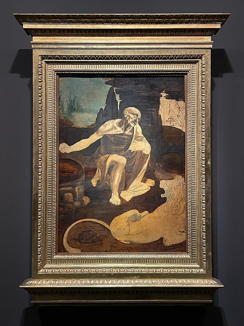 St. Jerome in the Wilderness by Leonardo da Vinci