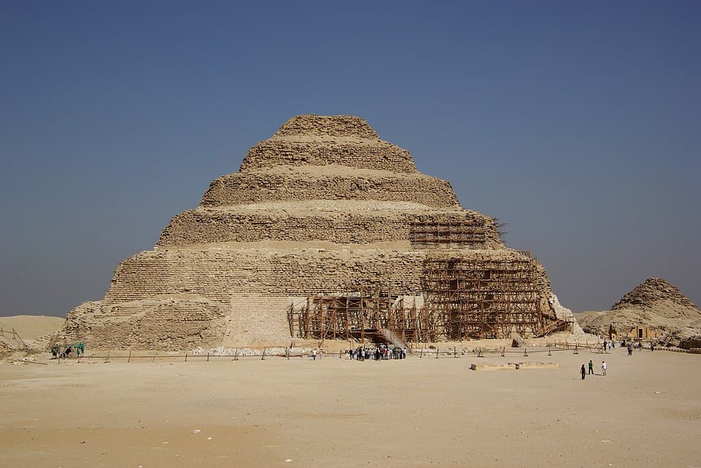 Step Pyramid of Djoser by Ancient Egyptian (Unknown) (-2670), Limestone
