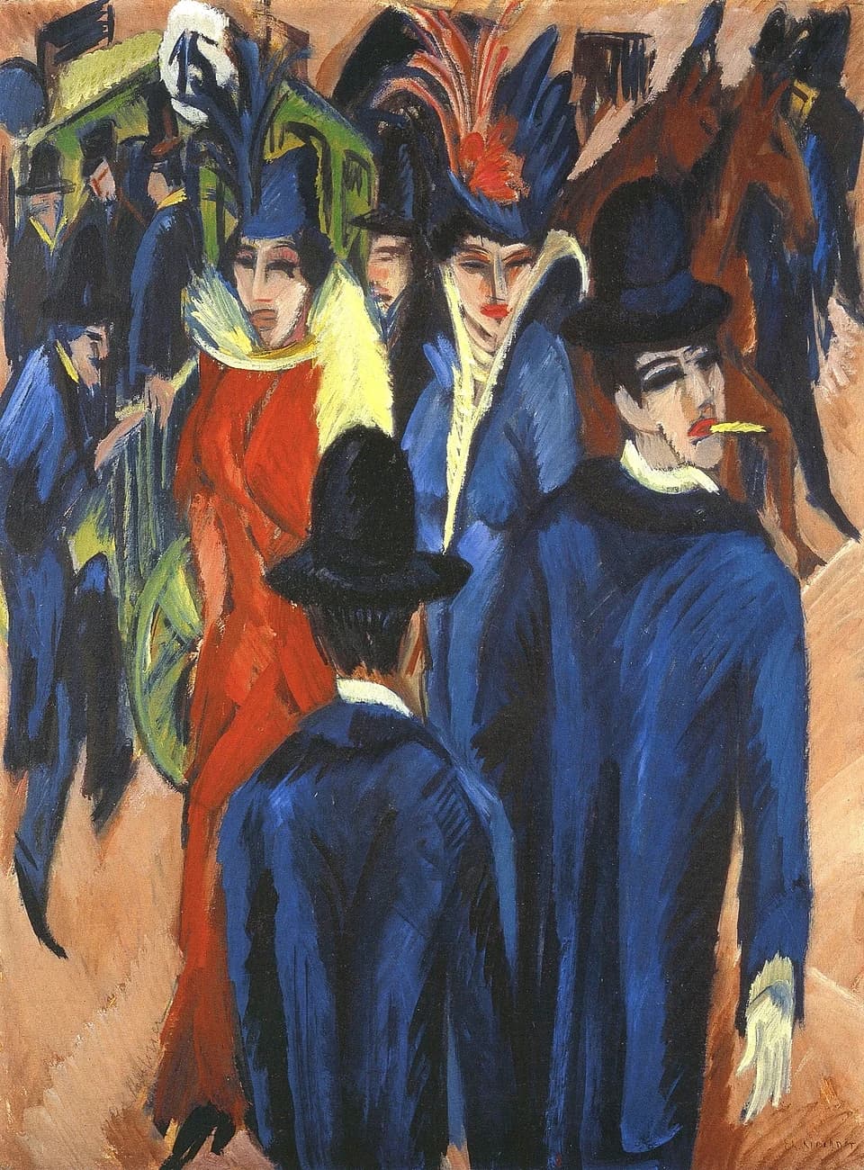 Street, Berlin by Ernst Ludwig Kirchner