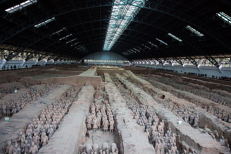 Terracotta Army by Unknown Artist (-210), Terracotta