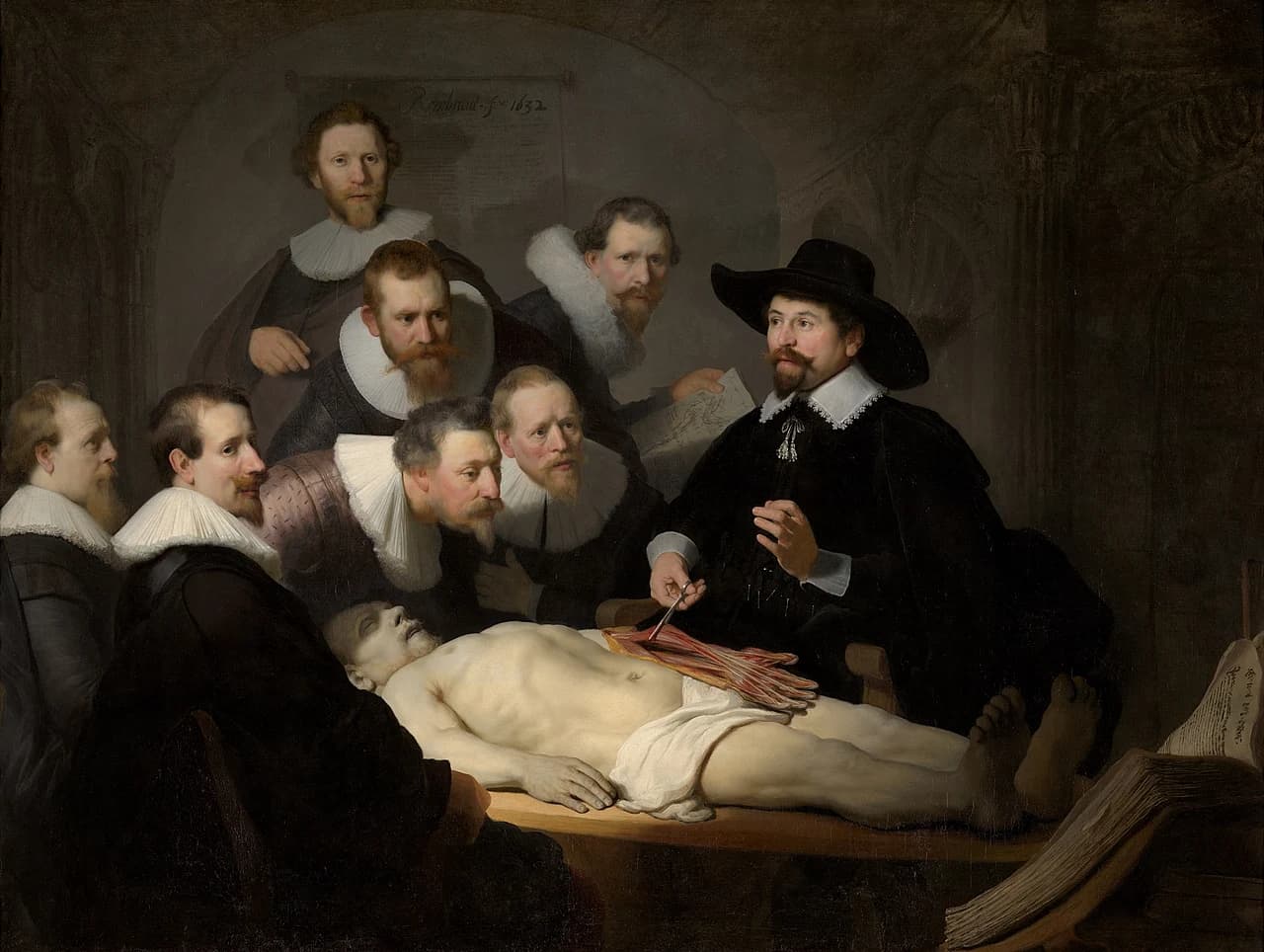 The Anatomy Lesson of Dr. Nicolaes Tulp by Rembrandt van Rijn