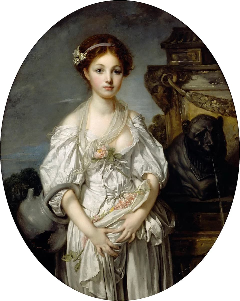 The Broken Pitcher by Jean-Baptiste Greuze (1771), Oil on canvas at Louvre, Paris