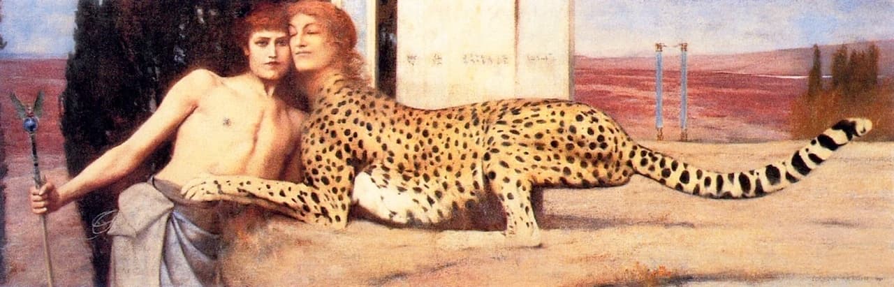Artwork by Fernand Khnopff