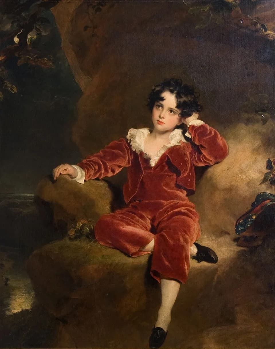 The Red Boy by Thomas Lawrence (1825), Oil on canvas at Private Collection