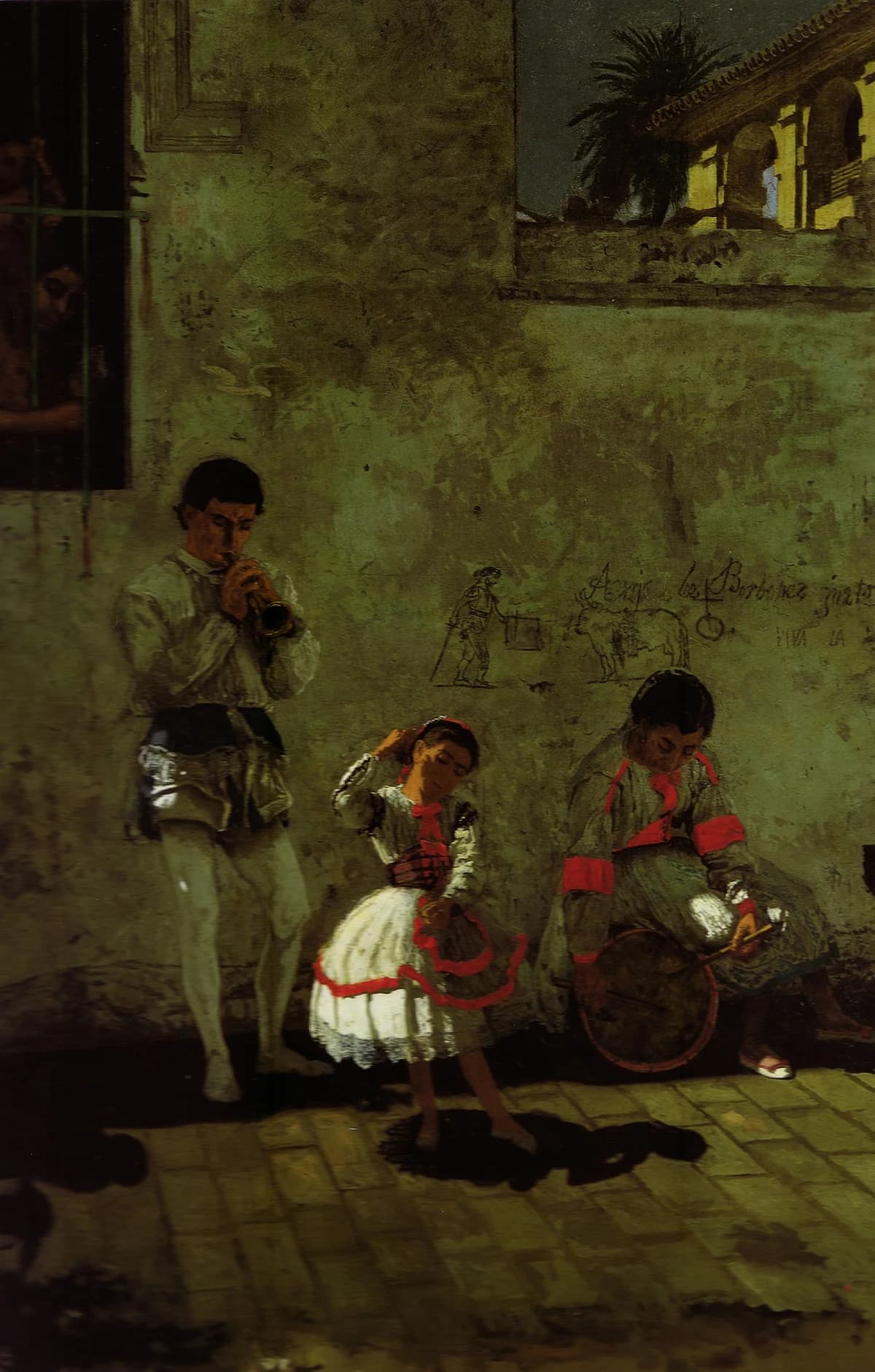 A Street Scene in Sevilla by Thomas Eakins