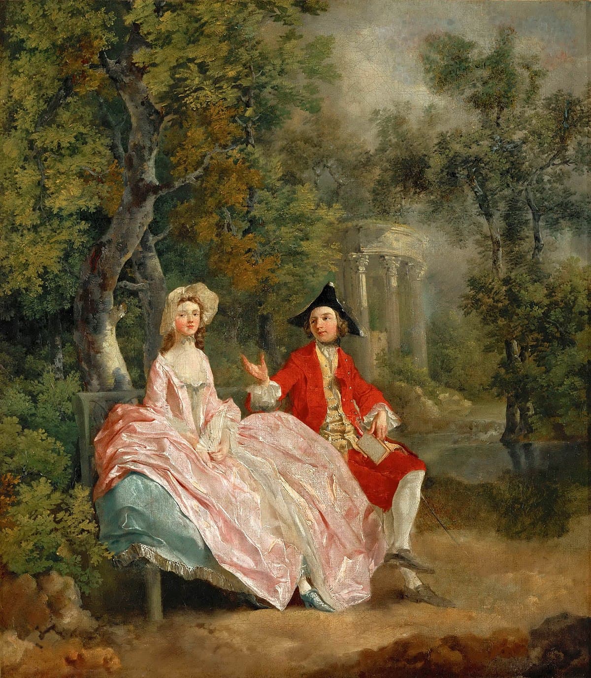 Conversation in a Park by Thomas Gainsborough