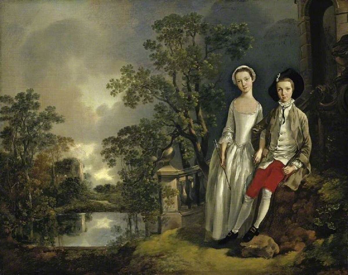 Portrait of Heneage Lloyd and his Sister, Lucy by Thomas Gainsborough