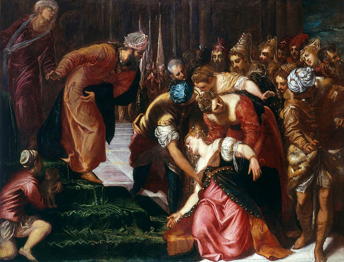 Esther before Ahasuerus by Tintoretto