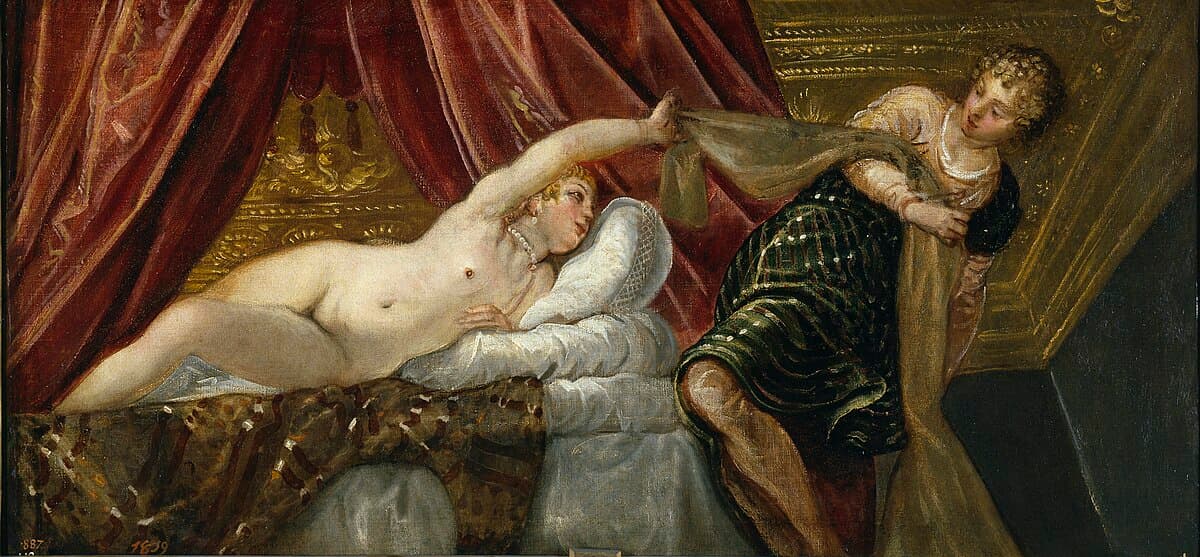 Joseph and Potiphar's wife by Tintoretto