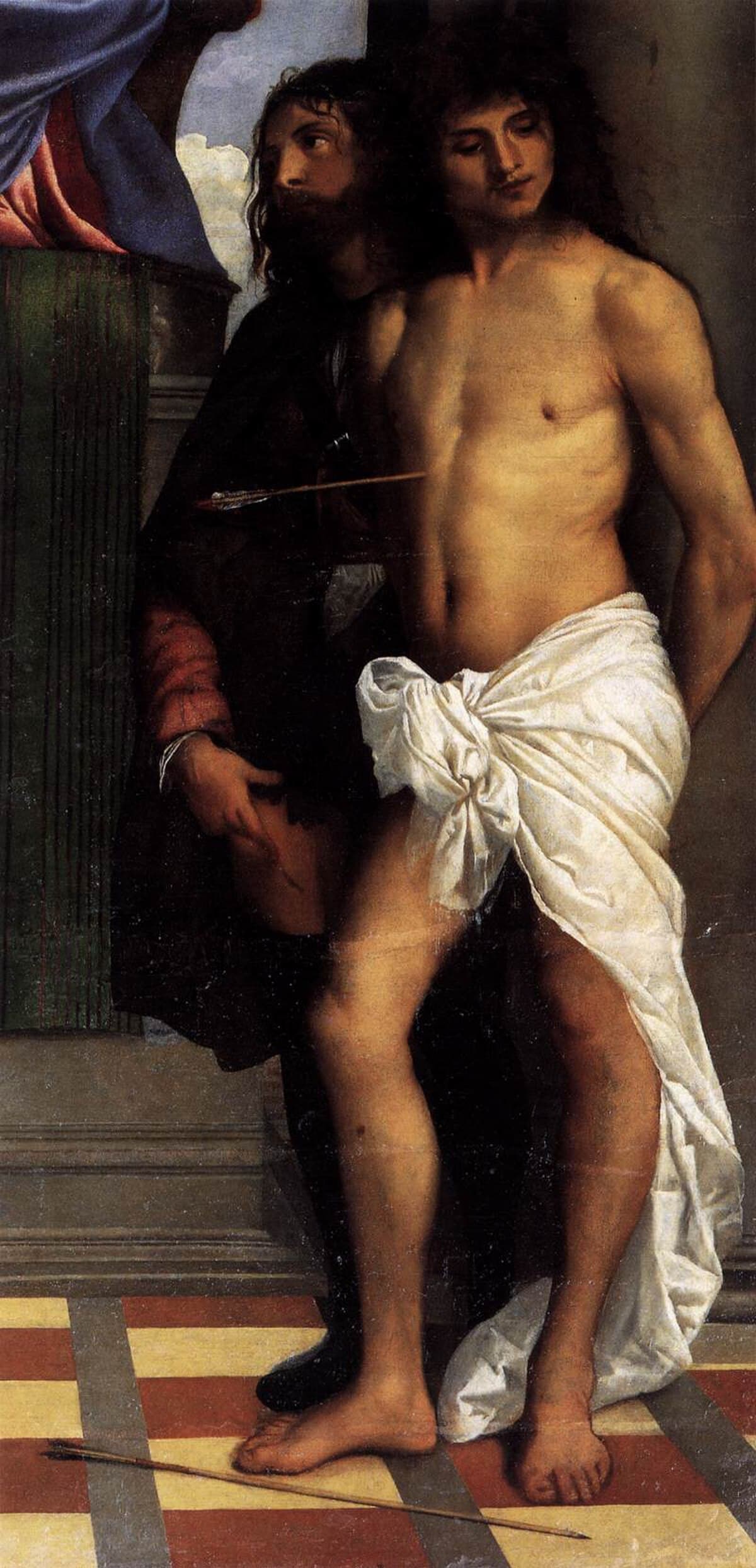 Saint Mark Enthroned by Titian