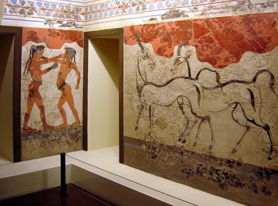 Tomb of Sennefer Paintings by Ancient Egyptian (Unknown) (-1400), Wall painting