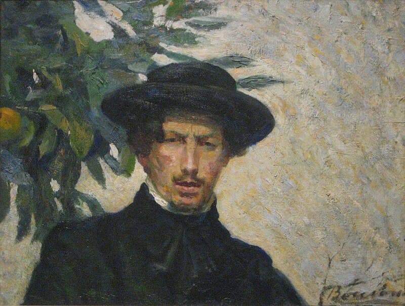 Self-portrait by Umberto Boccioni