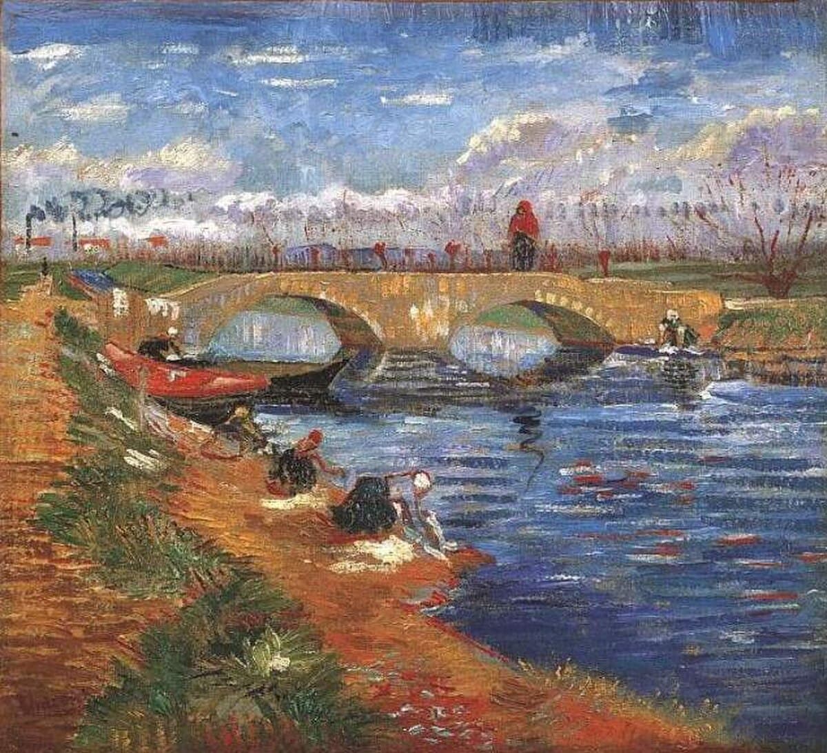 Canal by Vincent van Gogh