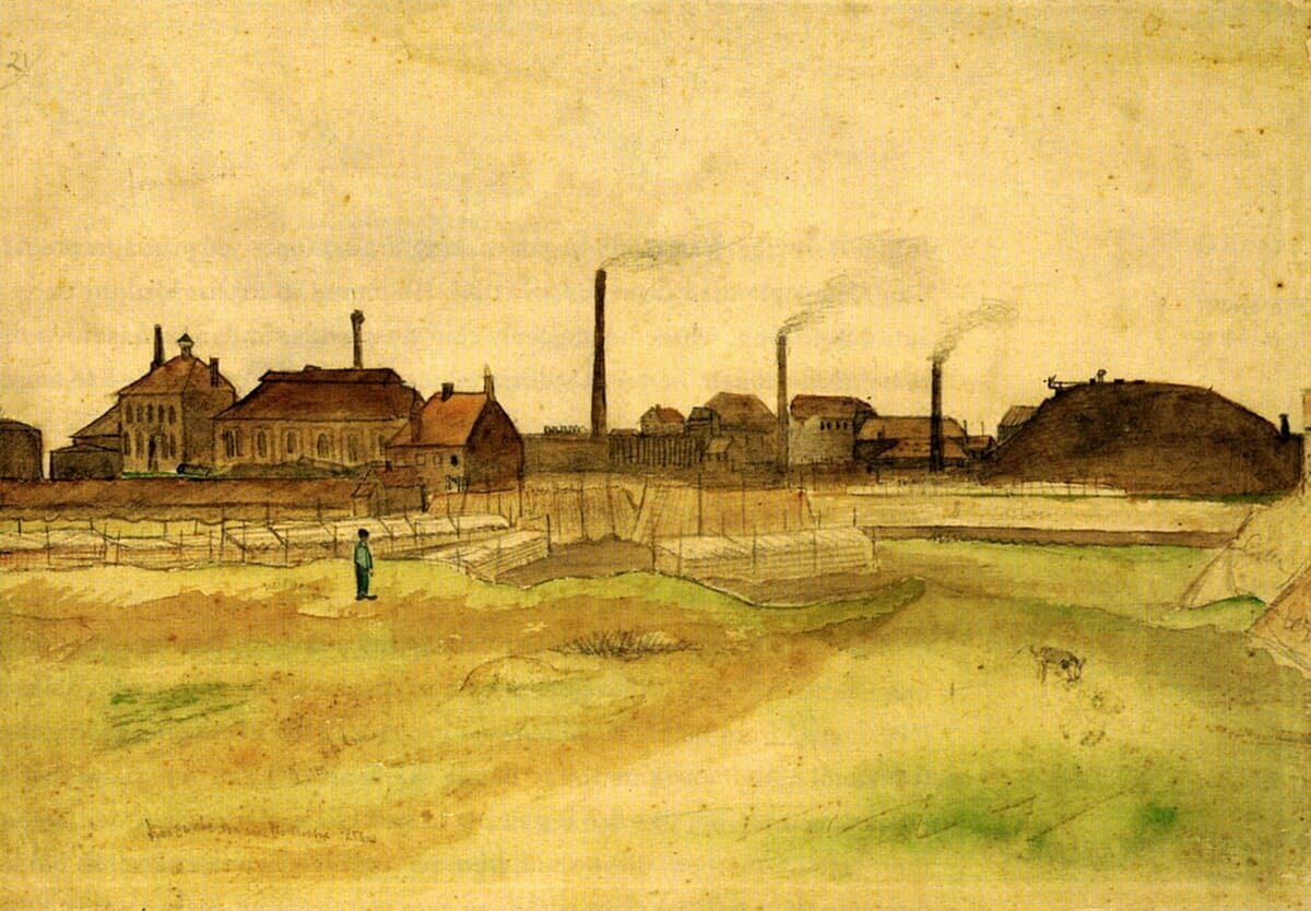 Coalmine in the Borinage by Vincent van Gogh