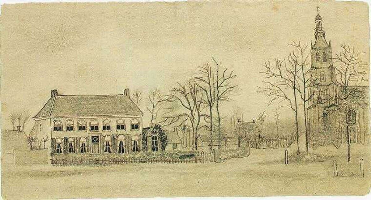 Vicarage at Etten by Vincent van Gogh