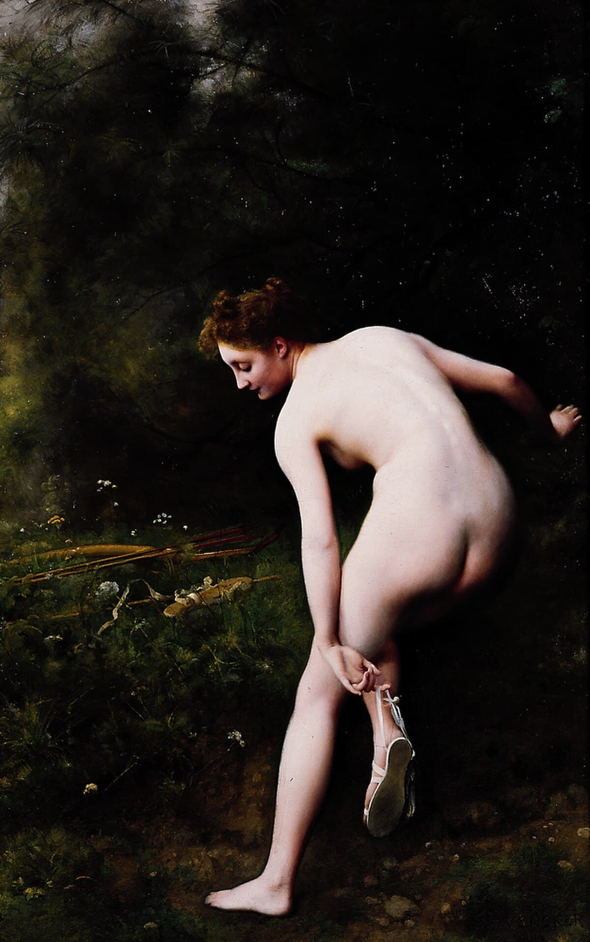 Artemis by Vilhelm Hammershøi
